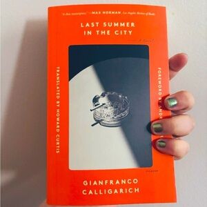 Vibrant Orange Book 'Last Summer in the City'